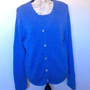 2-piece knit Vtg Coldwater Creek Button Up Cardigan Set